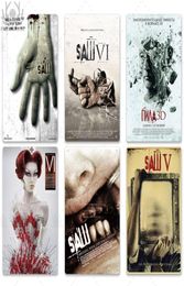 2021 Saw Movie Metal Poster Vintage Tin Sign Wall art painting Plaque Metal Vintage Retro Wall Decor for Man Cave Decorative Tin S7270939