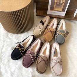 أستراليا مصممة التمهيد من جلد الغنم أحذية أحذية أزياء النساء tazz منصة الفراء الكلاسيكية Super Mini Suede Suede Wool مريحة ودافئة الكاحل قطع