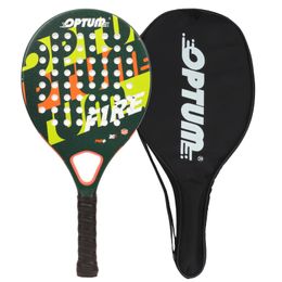 Tennis Rackets OPTUM Fire Carbon Fibre 614 Years Junior Beach Racquet Light Racket For Young 231031