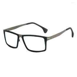 Sunglasses TR90 Temple Alloy Square Fashion Frame Comfortable Reading Glasses 0.75 To 4