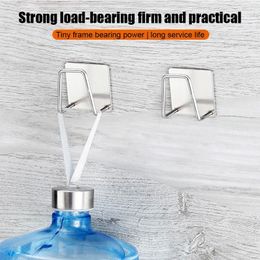 Kitchen Storage Stainless Steel Sink Sponge Holder Self Adhesive Drainer Drying Rack Wall Hooks Organiser 4 Pcs 6Pcs