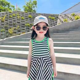 Girl Dresses For Girls Striped Pattern Summer Dress Est Child Casual Style Clothes