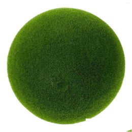 Decorative Flowers Wreaths Decorative Flowers Green Moss Decor Artificial Balls Fake Foam Crafts Plants Indoor Bowls Drop Delivery D Dhuvv