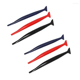 Car Wash Solutions 2X Wrapping Flexible Micro- Squeegee Curved Slot Tint Tool Set 3 In 1 With Different Hardness For Installing