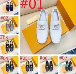 Designer Luxury Dress Shoes Formal Patchwork Leather Shoe Fashion Handmade Wedding Party Men Loafers Oxford Shoe
