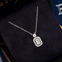 Pendants Rectangle Sugar Necklace High Quality Women's Jewellery Pendant Party Lucky Accessories For Couples