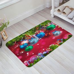 Carpet Christmas Bell Floor Mat Entrance Door Mat Living Room Kitchen Rug NonSlip Carpet Bathroom Doormat Home Decor 231031