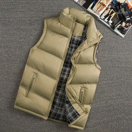 Men's Vests Vest Men Stylish Autumn Winter Warm Sleeveless Vest Jacket Men Slim Fit Vest Casual Coats Mens Waistcoat West Mannen 88 231101