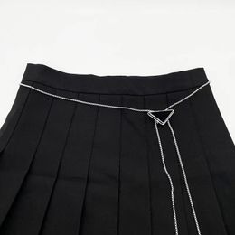 Designer Belt for Women P waist chain Inverted triangular strap Ceinture Fashion mens Necklace Adjustable Chains belts Matching Skirt jeans