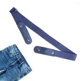 Curtain Women's Belts For Pants Stretch Jeans Without Buckle Waist Women Female Girls Daily Life Picnic Dating