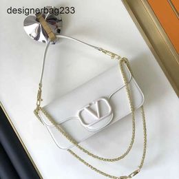 Luxury bag Cowhide Designer Handbag Chain Valentionz Handbag Gold Women's Bags Shoulder Women Crossbody Colourful Buckle Mini Underarm F7WF