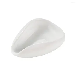 Tea Trays Pottery Scoops Dosing Cup Irregular Shape Pure White Rounded Tapered Spout Unique Appearance Reliable Material