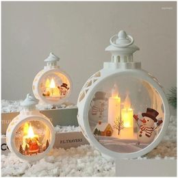 Christmas Decorations Christmas Decorations Merry Decor For Home Santa Claus Snowman Lantern Light Tree Ornament Xmas Gifts Year Drop Dhfoy