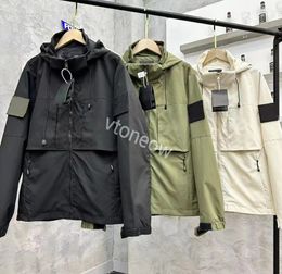 Designer mens jacket spring autumn windrunner tee fashion hooded sports windbreaker casual zipper Outdoor jackets clothing Mountaineering jacket m-4xl