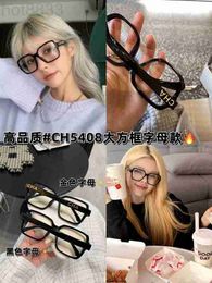 Sunglasses Frames Designer New Product Large Box Letter Black Frame Glasses Myopia Prevention Blue Light Plate Male and Female Lovers Summer R7H3