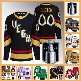 VegasGoldenKnights2023 Stanley Cup Jerseys Custom Hockey Jack Eichel Mark Stone William Karlsson Alex Pietrangelo Theodore