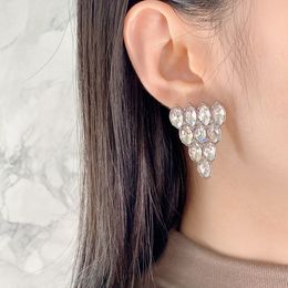 Balck Dangle Earrings Designer for Women Imitation of Natural Zircon Earring Luxury Men Jewelry Small G Studs Diamond Bracelets Vintage Wedding Hoops Aretes Box