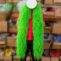 Super Thick Feather Boa 3 to 20ply Natural Fluffy Soft Ostrich Feathers Trim for Wedding Dress Shawl Decoration