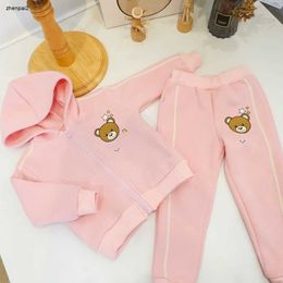 Luxury Autumn Bbay Girls Sets Clothes Kids boys Cotton zipper jacket with pants 2pcs Toddler Children Sportsuits Outfit