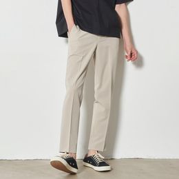 Men's Suits Men's Fashion Khaki/black/brown Suit Style M-2XL Colour Casual Pants Summer Korean Quality Trousers Ninth High 2023 Loose