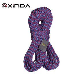 Climbing Ropes XINDA Rock Climbing Dynamic Rope Outdoor Hiking 11mm Diameter Power Rope High strength Cord Lanyard Safety Rope Survival Tool 231101