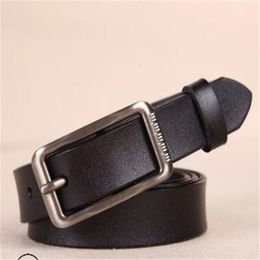 man's head mens designer belts Womens Belt Leather Black Snake Big Gold Buckle Classic Casual Pearl Belt Ceinture