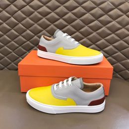 Fashion Luxury Men Deep Casuals Shoes Thick Bottom Running Sneaker Italy Popular Elastic Band Low Top Leather Lightness Designer Fitness Casual Trainers Box EU 38-45