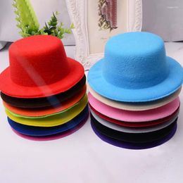 Dog Apparel 13.5Cm Hen Party Plain Mini Top Hat Base Pet Cap Children For Festival Stage Prop Decor Cosplay Costume Craft Accessories