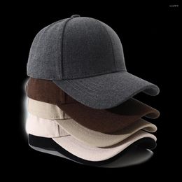 Ball Caps 2023 Autumn Winter Solid Color Cotton Basebal Cap Y2k Snap Back Casquette Homme Black Dad Hats For Men Gorras Para Hombres