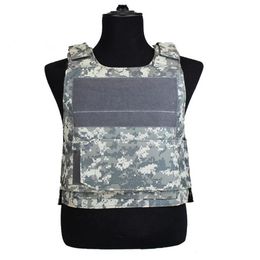 Camouflage jungle army fans tactical vest equipment combat protection mens battle swat train Armour sleeveless jacket250w