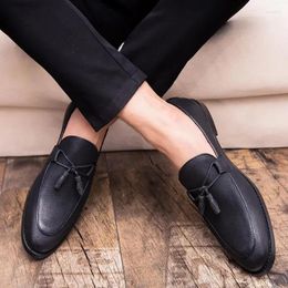 Dress Shoes Breathable Brogue Leather Men's Formal Wear Business High Sense Height Increasing Insole Casual Suit Wed