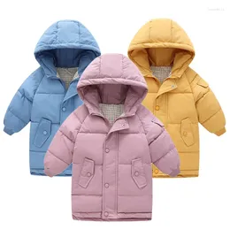 Down Coat Winter Jacket For Boy Outdoor Coats Kids Hooded Warm Outerwear Girls Thick Children Clothing Parka 3-10 Years