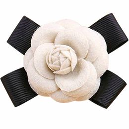 Pins Brooches Pins Brooches 80Hou Elegant Wool Camellia Flower Brooch Vintage Bow Floral Pin Drop Delivery 2022 Amajewelry Am03O Dhidj