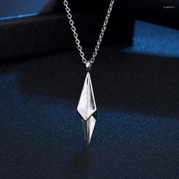 Pendants KOFSAC Creative Cross Star Geometric Pendant Necklaces For Men 925 Sterling Silver Jewellery Hip Hop Boy Party Accessories Gifts