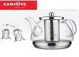 Induction cooker special pot boil tea dedicated cooker glass pot stainless steel liner kettle flower pot8043749