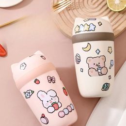 Water Bottles Cute Breakfast Cup Small And Heat Preservation Light Food Salad Fruit Creative Ice Summer