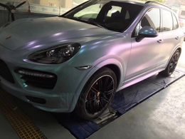 Factory Shipping Direct Gray Charm Silver Chameleon Vehicle Wraps Vinyl Foil With Bubble Free
