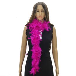 40 Grammes Turkey Feather Boa Scarf for Crafts Wedding Party Dress Sewing Accessory Natural Marabou Feathers Shawl Diy Costume