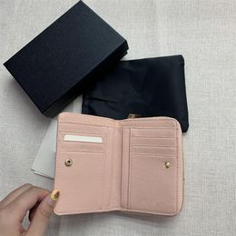 fashion Designers Wallets Monograms Compact ZIP Around Wallet Grain Poudre Embossed Leathers Lady Mini Purse Handbags with Box2671