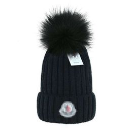 Beanie/Skull Caps Luxury designer beanie MONCLAiR winter new fashion wool hat official website version 1 Christmas gift