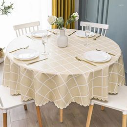 Table Cloth Ablecloth Anti -polluting Oil -proof Washing Cubes Round Cushion Nappe De Mariage 25NKTX0101