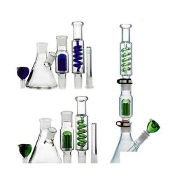 Smoking Pipes Smoking Pipes 16 Inch Tall Build A Beaker Bong 6Armstree Percolator Straight Tube Big Glass Bongs Zable Coil Large Water Dhisw