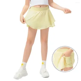 Trousers Girls' Sports Skirt Pants Skincare Breathable Dance Training Lining Shorts Children's Yoga Tennis