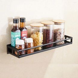 Hooks Modern Nordic Style Kitchen Organiser Wall Mount Bracket Storage Rack Spice Jar Cabinet Shelf Bathroom Supplies