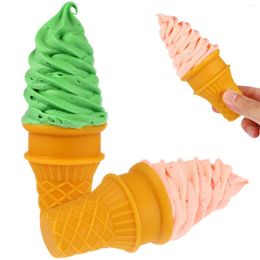 Party Decoration 2 Pcs Fake Ice Cream Props Simulation Artificial Dessert Display Models Toys