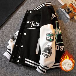 Jackets Autumn Winter Baseball Green Jacket Coat Kids Fashion Clothes For Teens Girls Boys Cardigan 4 To 12 Children Outwear Bomber 230331