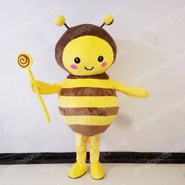 Christmas Cute Bee Mascot Costumes Halloween Fancy Party Dress Unisex Cartoon Character Carnival Xmas Advertising Party Outdoor Outfit