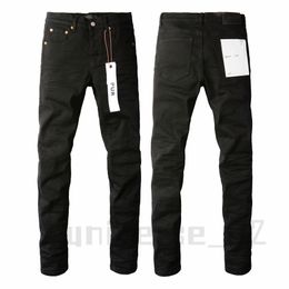 New High quality Mens Purple Jeans Designer Jeans Fashion Distressed Ripped Denim cargo For Men High Street Fashion blue Jeans women's Mens rock revival Jeans04GV