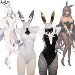 Ani NIKKE the Goddess of Victory Bunny X 777 Blanc Noir Game Uniform Outfits Set Cosplay Costumes cosplay