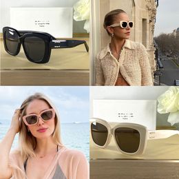 Óculos de sol das damas de Triomphe PRISM 4S216 Frame retangular Mulheres Retro Mulheres Sun Glasses Luxury Designer Triumphal Arch Logo com bolsa de óculos marrons